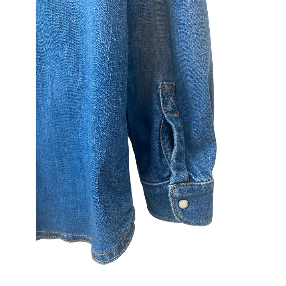 ZAGID & VOLTAIRE TARO DENIM BUTTON UP SIZE XS - Picture 6 of 10
